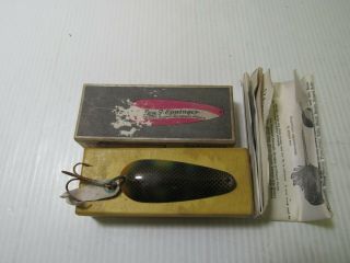 EPPINGER ' S DARDEVLE LURES NO.  22 SPOON FISHING LURE W/ BOX AND PAPERS 5