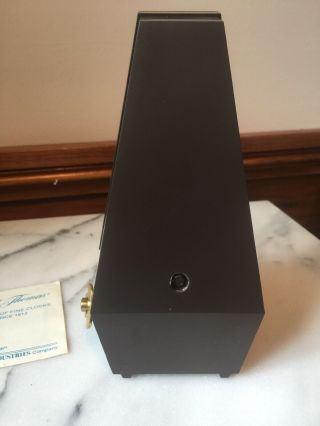 Vintage SETH THOMAS Wind Up Metronome De Maelzel - Made in U.  S.  A. 4