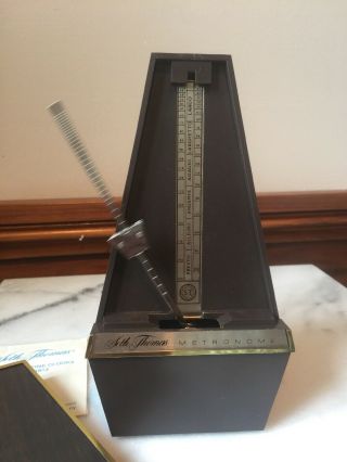 Vintage SETH THOMAS Wind Up Metronome De Maelzel - Made in U.  S.  A. 7