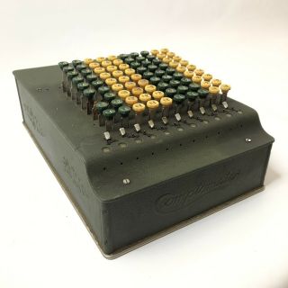 Vintage Felt Tarrant Comptometer Adding Machine 2