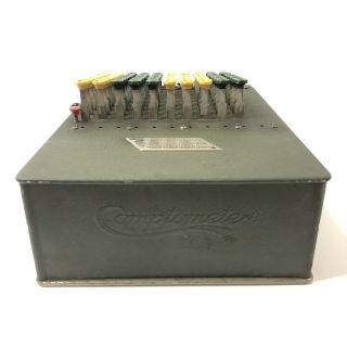 Vintage Felt Tarrant Comptometer Adding Machine 5