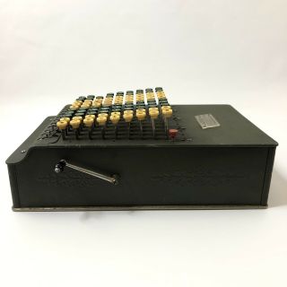 Vintage Felt Tarrant Comptometer Adding Machine 6