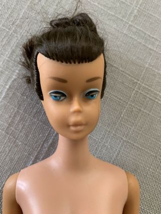 Vintage 1962 Midge Barbie Doll Brunette Japan on Right foot 3