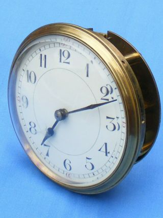 Antique French 8 Day Clock Movement,  Key Wind Timepiece, .
