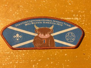 2019 World Scout Jamboree Scottish Ist Team Contingent Csp