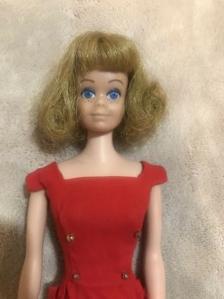Vintage Midge Blonde Barbie Mattel Doll 1960 