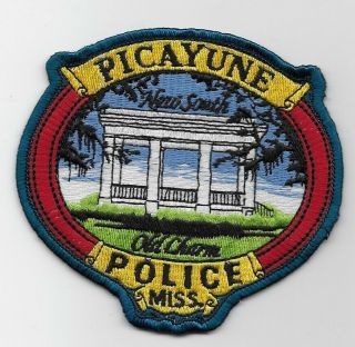 Colorful Picayune Police State Mississippi Ms Patch