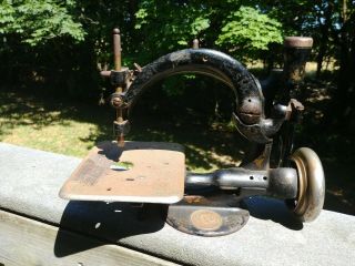 Antique Willcox & Gibbs Chain Stitch Sewing Machine Restoration.