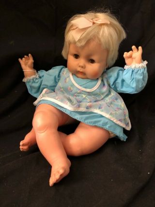 Vintage Lorrie Baby Doll 1958 Hard Plastic Soft Body Vintage Dress 18” Euc