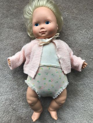 Vtg.  Baby Doll Fisher Price My Baby Beth 1977 209 Sweater