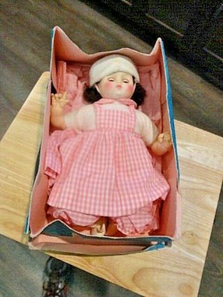 Madame Alexander " Baby Sister " Doll With Clothes & Box 3555