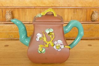 Antique Yixing Zisha Teapot - Late Qing Or Early Roc Period -