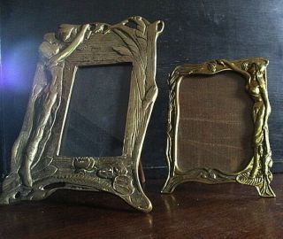 Art Nouveau / Jungendstil Brass Frames 8
