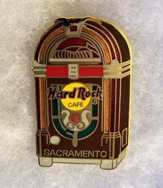 Hard Rock Cafe Sacramento Antique Jukebox Series Pin 7993