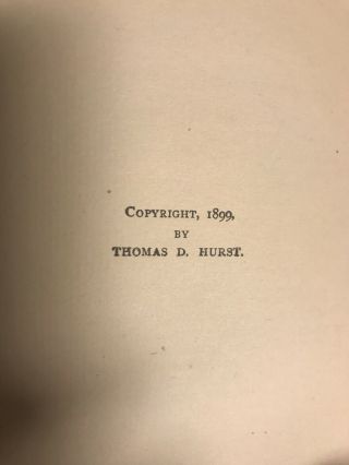 1899 Antique History Book 