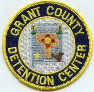 Grant County Mexico Nm Detention Center Doc Corrections Sheriff Police Patch