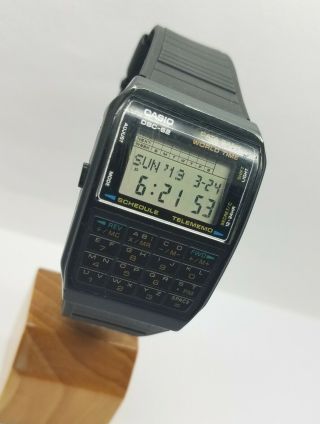 Casio Dbc - 62 Data Bank World Time Digital Multifunctional Wristwatch