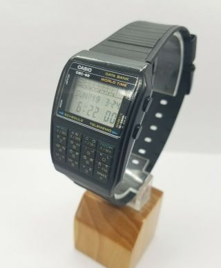 CASiO DBC - 62 Data bank World time digital multifunctional wristwatch 3