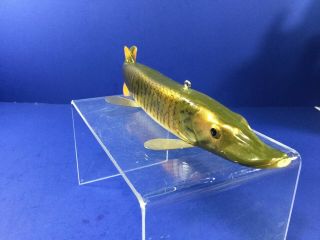 Vintage,  Musky Pike Fish Ice Fishing Spearing Decoy 3