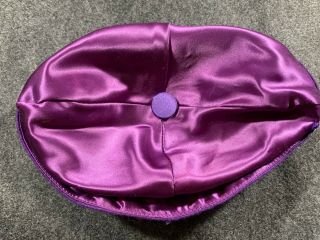 Vintage Loyal Order of Moose Purple Hat Silk & Wool Macmillan Ward Inc. 2