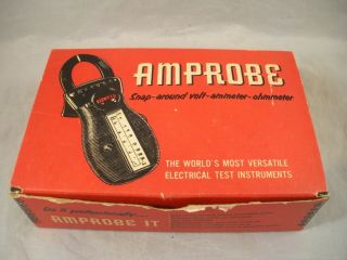 Amprobe Model Rs - 3 Ultra Analog Clamp Meter With All Leads Complete Nos