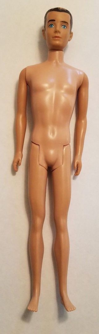 Vintage 1964 - 1968 Ken Doll 0750 Barbie Doll 12 " Brown Painted Hair