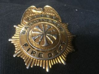 Washington Fire Chief Badge