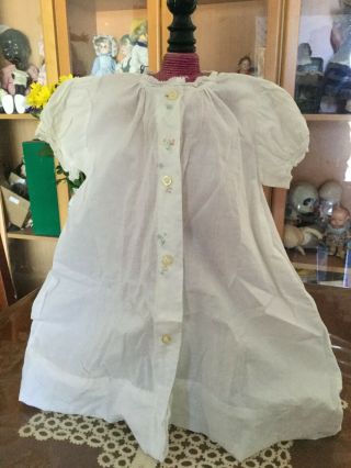 Antique/ Vintage Fine Cotton Baby Coat Dress For Doll /bear Ca 1900s,  2