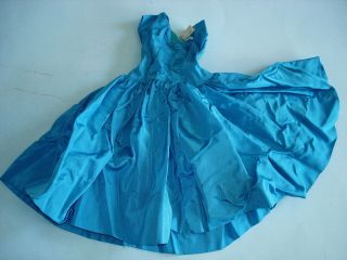 Vintage Madame Alexander Cissy Doll 2017 Royal Blue Taffeta Cocktail Dress 1956
