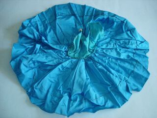 Vintage Madame Alexander CISSY Doll 2017 Royal Blue Taffeta Cocktail Dress 1956 3