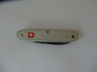 Perfect 1977 Wenger Switzerland Delemont Soldier Alox Swiss Army Knife 79
