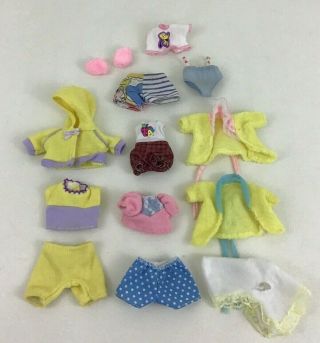 Vintage Mattel Heart Family Babies Toddler Twins Boy Girl Replacement Clothes A5