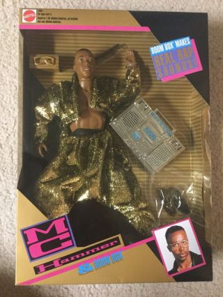 1991 Mattel Mc Hammer Action Figure W/ Cassette Tape 1089