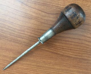 Antique Stanley Sw Sweetheart Hurwood Scratch Awl Ca 1922 - 35