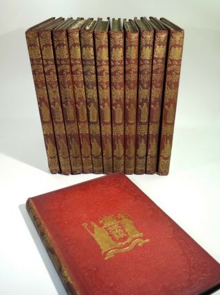 Illustrated Set Of Antique Books The History Of England By Hume & Smollet C1859.