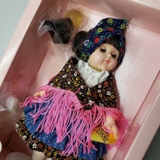 Ginny Gypsy Fortune Teller Hungarian Garb Vogue Doll 8 " Vintage 1988
