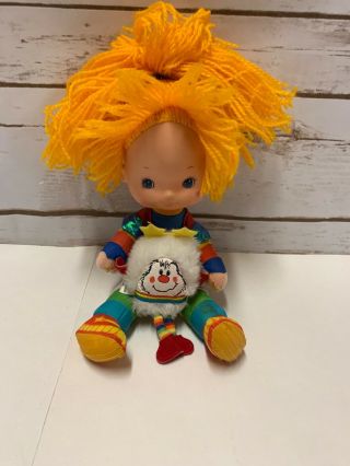 1983 Mattel Hallmark Rainbow Brite Doll 10 In.  With Twink Sprite Plush