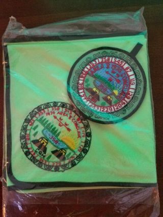 ⚜ Scouts Bsa Order Of The Arrow Area 5 Conclave 1974 Neckerchief & Patch
