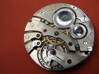 Cresarrow 17 Jewel Swiss Pocket Watch Movement & Dial 38.  0 Mm W30