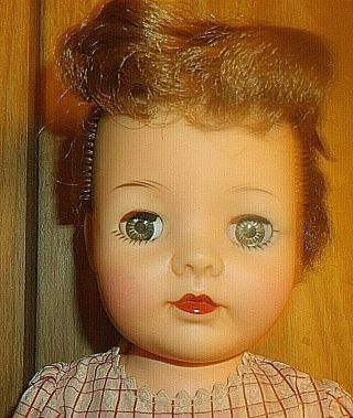 14 - In Ideal Vintage 1950s Stuffed Vinyl Girl Doll,  All Near