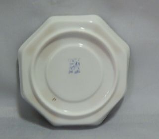 Antique German Porcelain Demitasse Cup and Saucer Set Octagonal Shape 5