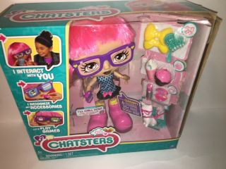 Chatsters Gabby Interactive Doll,  6 Accessories