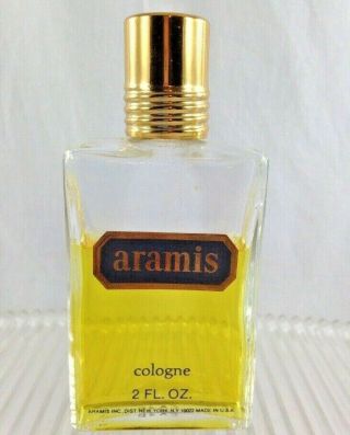 Vintage Aramis Cologne For Men 2fl Oz Bottle