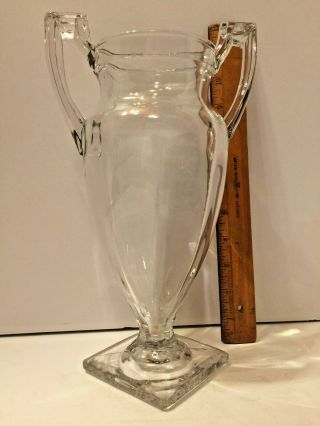 Antique Heisey Elegant Glass Art Deco Vase Loving Cup