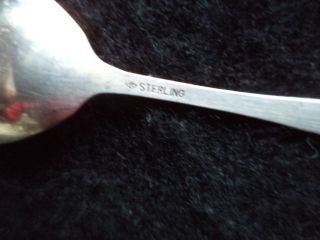 Sterling silver souvenir spoon Carlsbad Caverns Mexico cutout handle 4