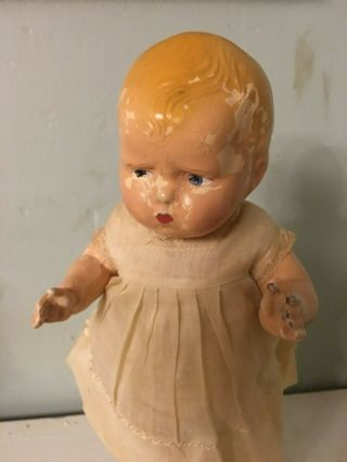 Antique Vintage Effanbee Composition Doll 12 In 3