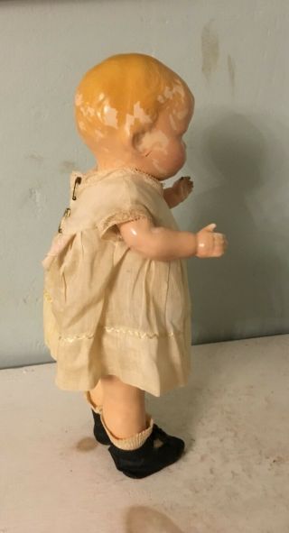 Antique Vintage Effanbee Composition Doll 12 In 4