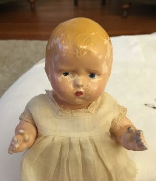 Antique Vintage Effanbee Composition Doll 12 In 6