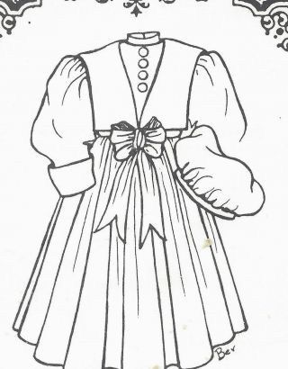 30 - 31 " Antique - Modern Artist Doll@1910 Dress Hat Pattern French Bru/german Girl