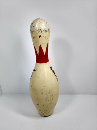 Brunswick Red Crown Plastic Coated ABC Bowling Pin 5